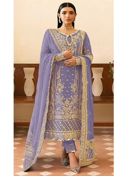Sajida 1076 Georgette With Embroidery Work Pakistani Salwar Suits Wholesale Online